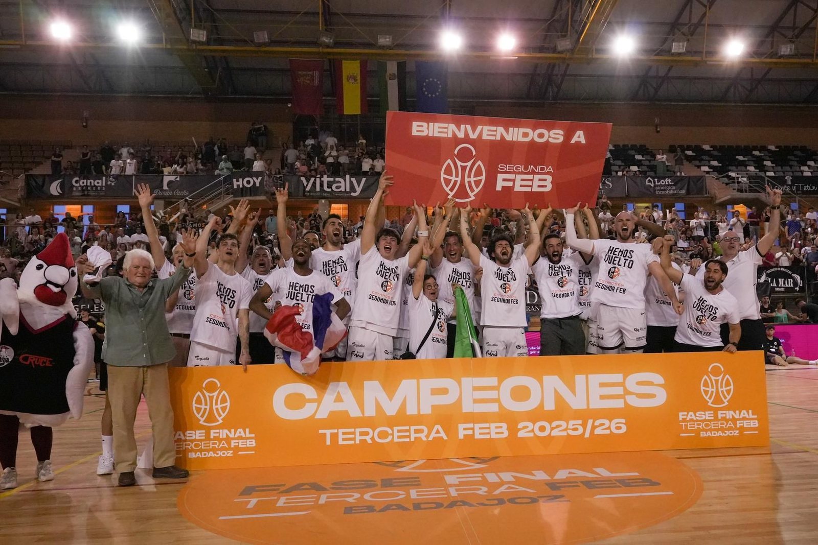 Celebració del campionat de la Fase Final Tercera FEB 2025/26
